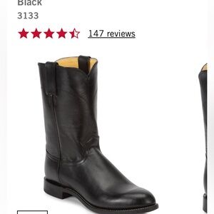 Justin Roper Leather Boots